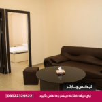سوئیت استاندارد در هتل Mirage Yerevan با دکوراسیون مدرن، تخت راحت و فضای نشیمن مجزای بزرگ و امکانات کامل