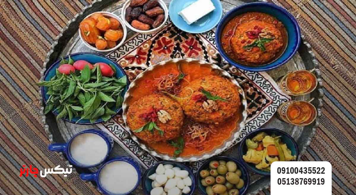 غذای-محلی-گرمسار- تیکس چارتر